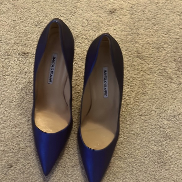 Manolo Blahnik Shoes - Shoes manolo Blahnik blue sz 40 fits like an 8